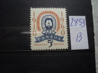 Фото марки Канада 1960г **
