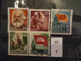 Фото марки Германия ГДР 1953г 150 €