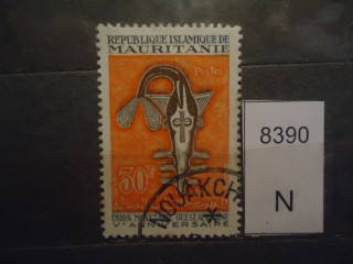 Фото марки Франц. Мавритания 1967г