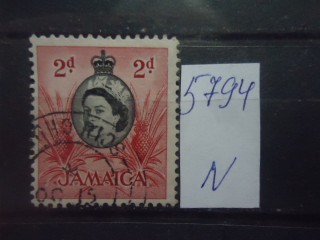 Фото марки Ямайка 1956г