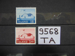 Фото марки Исландия серия 1961г **