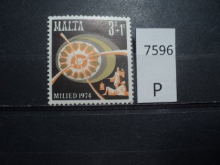 Фото марки Брит. Мальта 1974г *