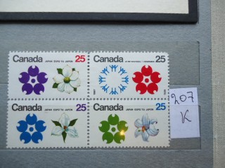 Фото марки Канада 1970г *