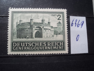 Фото марки Германская оккупация Польши 1943-44гг **