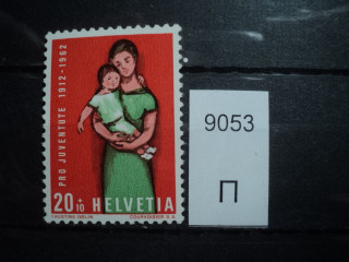 Фото марки Швейцария 1962г **