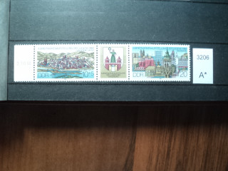 Фото марки Германия ГДР сцепка 1984г **