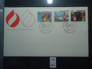 Фото марки Канада конверт 6 евро 1976г