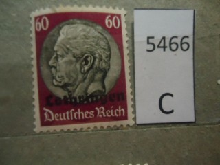 Фото марки Германская оккупация Лотарингии 1940г **