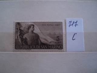 Фото марки Сан Марино 1948г **
