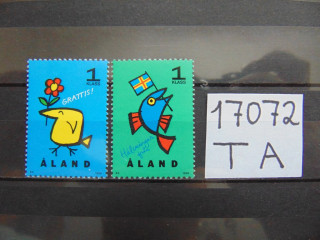 Фото марки Аландские Острова серия 1996г **
