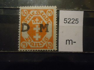 Фото марки Германия Данцинг 1923г надпечатка *