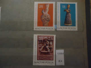 Фото марки Венгрия 1974г сцепки **