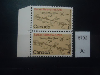 Фото марки Канада 1971г 2 одинаковые марки **