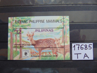 Фото марки Филиппины блок 1994г **