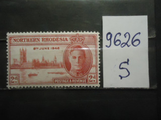 Фото марки Брит. Северная Родезия 1946г **