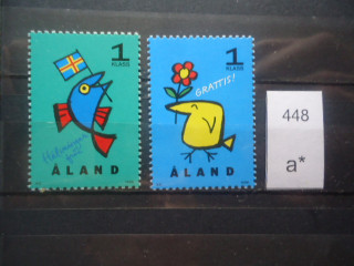 Фото марки Аландские острова серия 1996г **