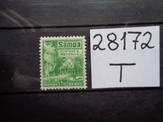 Фото марки Британская Самоа 1921г *