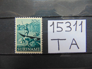 Фото марки Суринам 1953г **