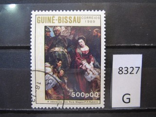 Фото марки Гвинея Биссау 1989г