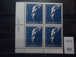 Фото марки Канада 1980г квартблок **