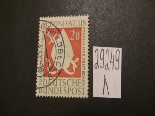 Фото марки Германия ФРГ 1954г