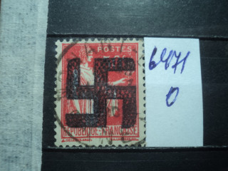 Фото марки Германская оккупация Франции 1940-44гг