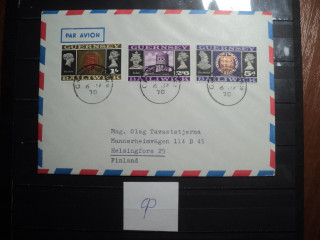 Фото марки Брит. Герсей 1970г конверт FDC