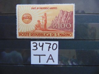 Фото марки Сан Марино марка 1946г *