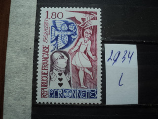Фото марки Франция 1982г **