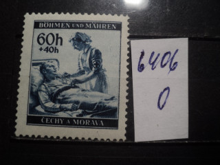 Фото марки Германская оккупация Чехословакии 1941г **