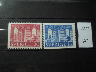 Фото марки Швеция серия 1961г **