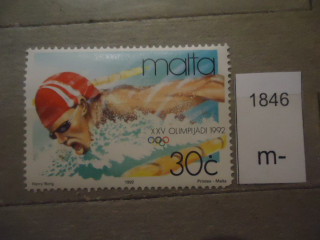 Фото марки Мальта 1992г **