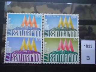 Фото марки Сан Марино серия 1977г **