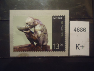 Фото марки Норвегия 2010г (самоклей) **