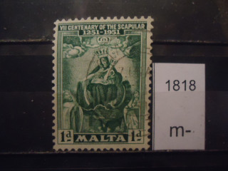 Фото марки Брит. Мальта 1951г
