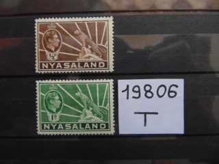 Фото марки Британская Ньяса 1938г *