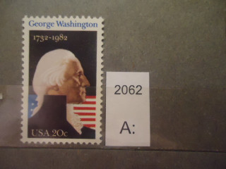 Фото марки США 1982г сцепка **