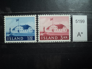 Фото марки Исландия серия 1958г **