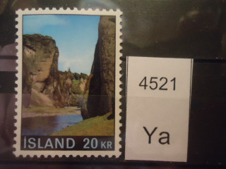 Фото марки Исландия 1970г **