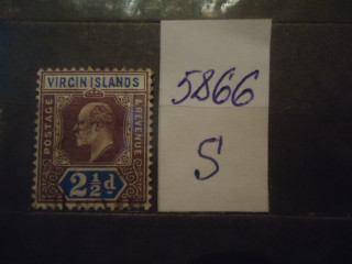 Фото марки Виргинские острова