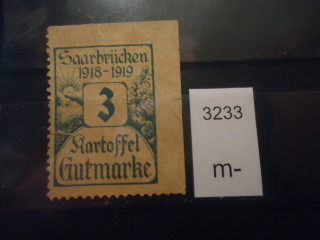 Фото марки Германия СААР 1918-19гг доход-налог на зарплату *