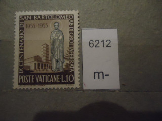 Фото марки Ватикан 1955г *