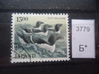 Фото марки Исландия 1986г