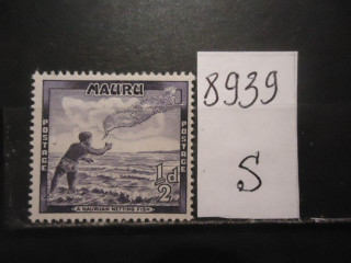 Фото марки Брит. Науру 1954г **