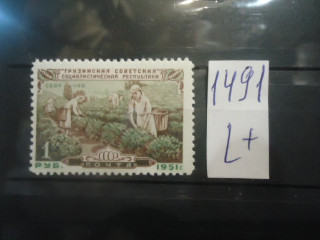СССР 1951г (№1603) ** фотография марки Фото марки СССР 1951г (№1603) **