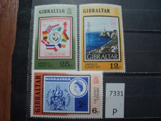 Фото марки Брит. Гибралтар серия 1977г **