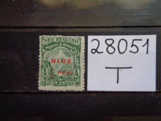 Фото марки Британское Ниуе 1902г *
