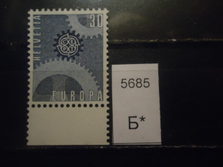 Фото марки Швейцария 1967г **