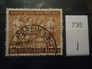 Фото марки Германия Берлин 1954г