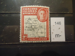 Фото марки Брит. Фалклендские острова 1946г **